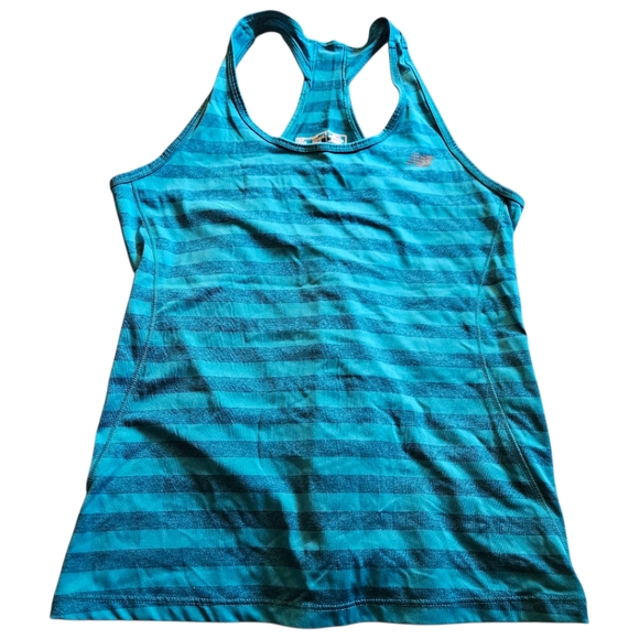 New Balance 2p Set Striped Racerback Dry Active Tank Tops Gym Women Medium - Picture 3 of 10